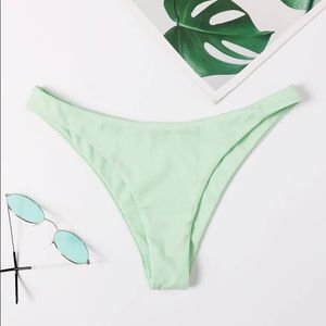 shein mint green bikini bottoms